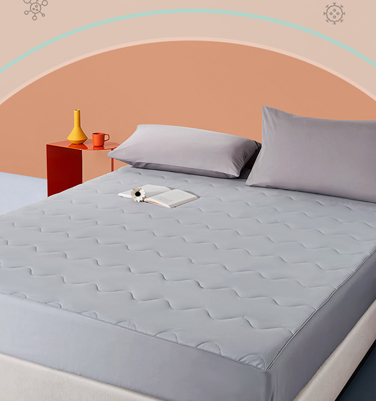 Fuanna Fitted Mattress Protector Double-Sided Washable Non-Slip Oversized 120x200cm Green 6