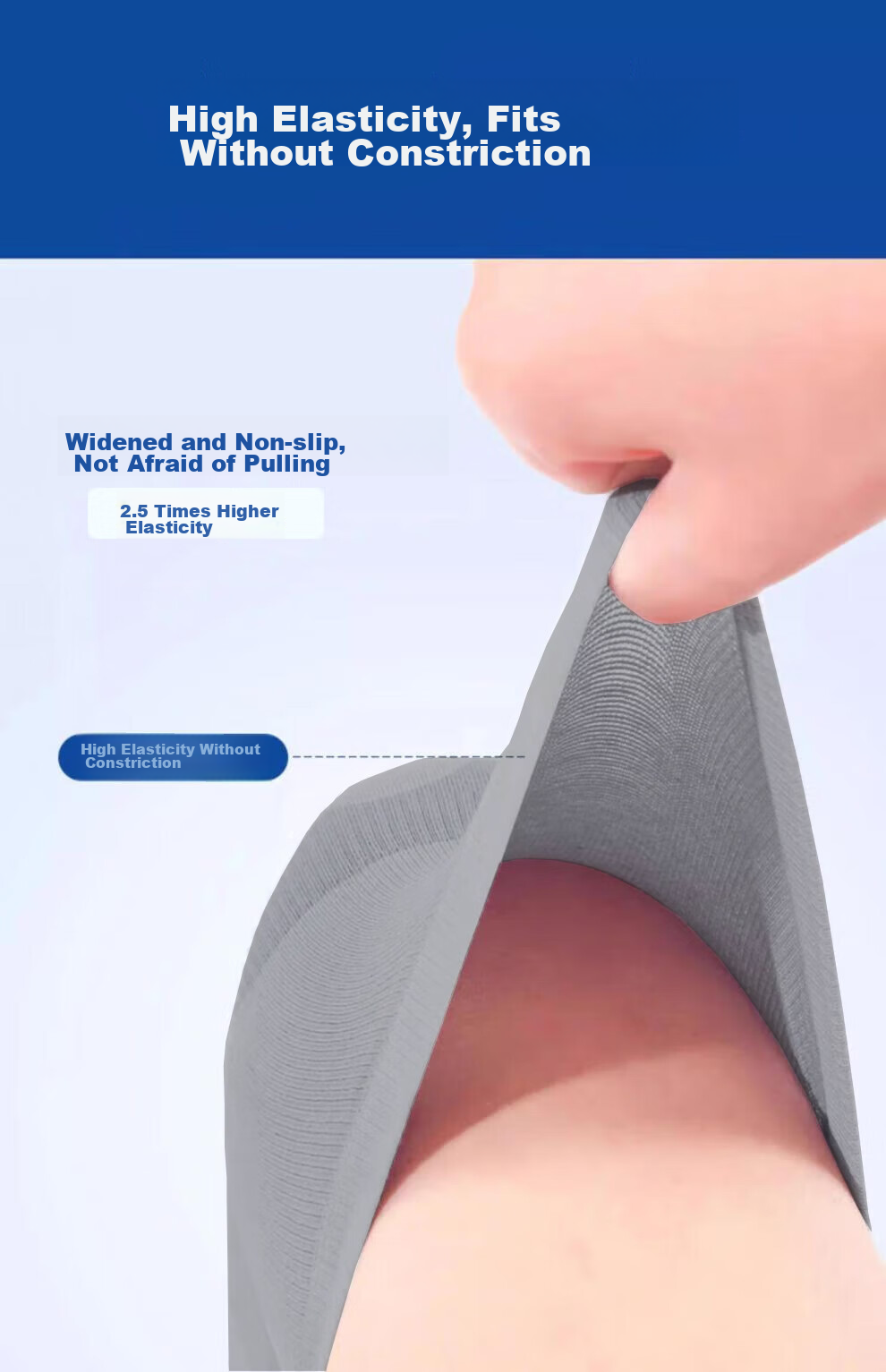AIRPOP Knee Brace, Summer Thin Warm Style, for Elderly Women, Air Protection, Knee Support, Leg Guard for Cold Legs in Me 5