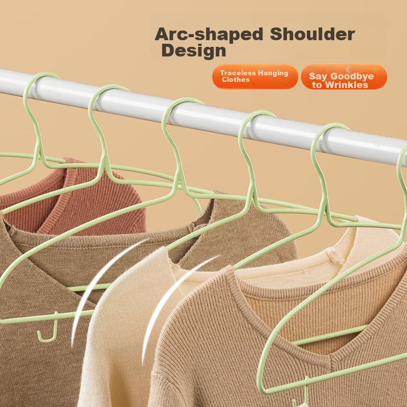 CHAHUA Clothes Hangers, Non-Slip And Traceless Drying Rack for Students' Dormitory, Clothes Hanger And Drying Support, 8 Pieces