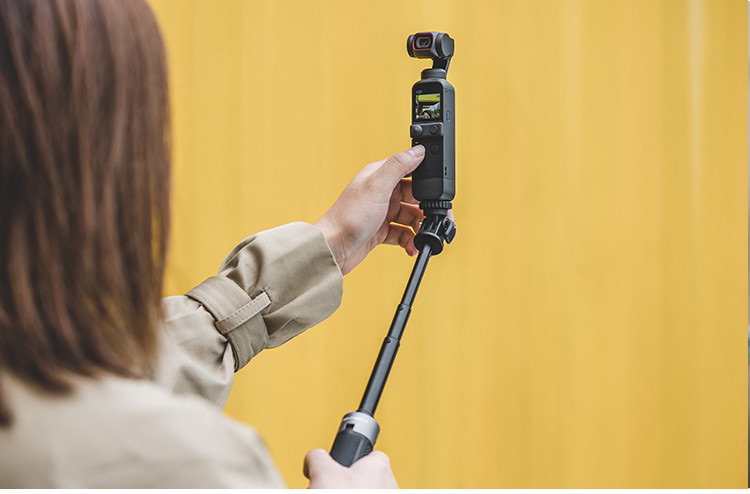 PGYTECH Tripod Selfie Stick for Osmo Action5pro/4/Photo Stand Extension Pole for GoPro11 Hero10/9 Pocket2 Action Camera Accessory Desktop Tripod 5