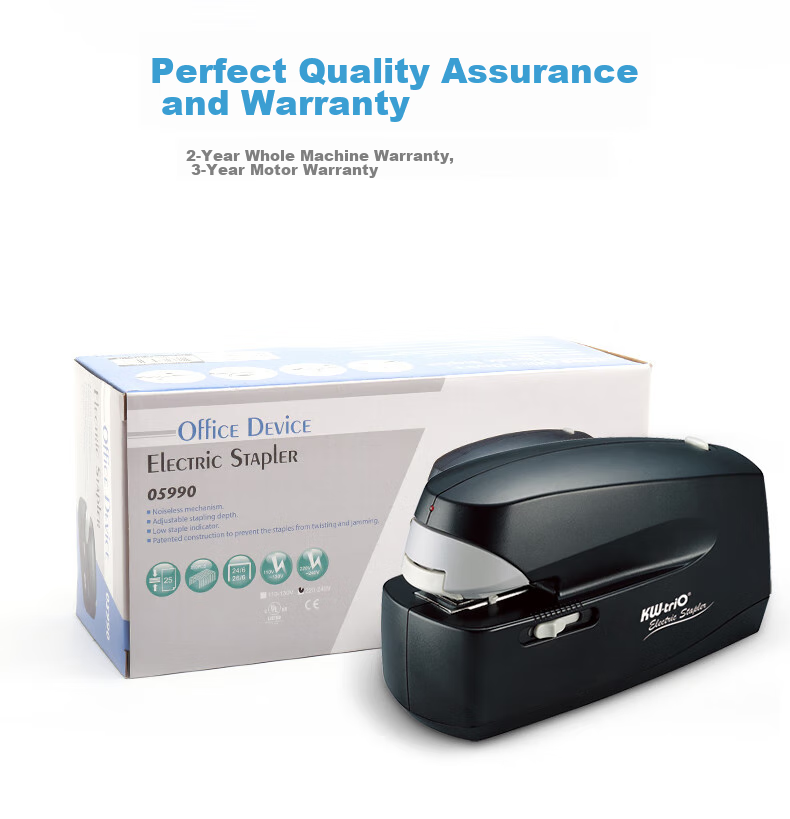 KW-Trio Electric Stapler with Intelligent Sensor, Fully Automatic Binding Machine, Can Staple up to 25 Pages 12
