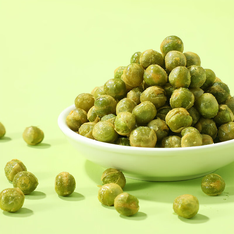 味滋源 蒜香青豆500g 坚果炒货 每日坚果零食小吃青豌豆1斤装 新货