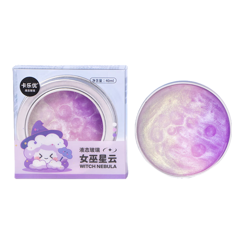 Coloyou Witch Nebula Liquid Glass Putty, Non-Newtonian Fluid, Slime, Children's Stress Relief, Non-Toxic Children's Toy, Crystal Mud