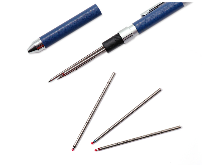 ZEBRA Refill Pen Cartridge (Compatible with SBZ14/SBZ15), 0.5mm Bullet Tip, Multifunctional Pen Refill, RJSB5, Red, Single Pack 4