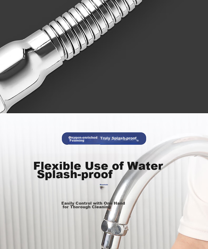 BJ Faucet Extender, Splash-Proof Head, Anti-Splash Faucet, Kitchen Universal Faucet Filter, Water-Saving Aerator 10