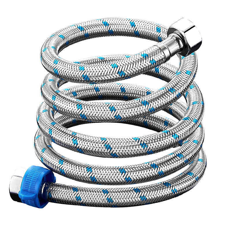 Muvi Flexible Metal Hose for Hot And Cold Water, Water Heater And Toilet Inlet Pipe, High Pressure Explosion-Proof Water Connection, Universal 1/2 Inch
