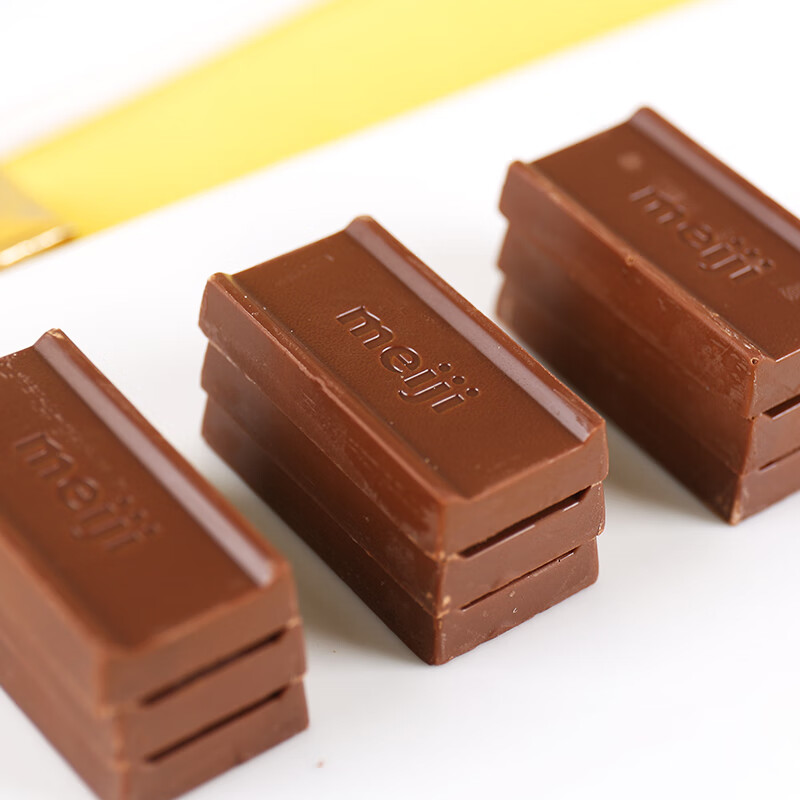 明治钢琴牛奶巧克力盒装26片120g 日本进口零食生日礼物送女友