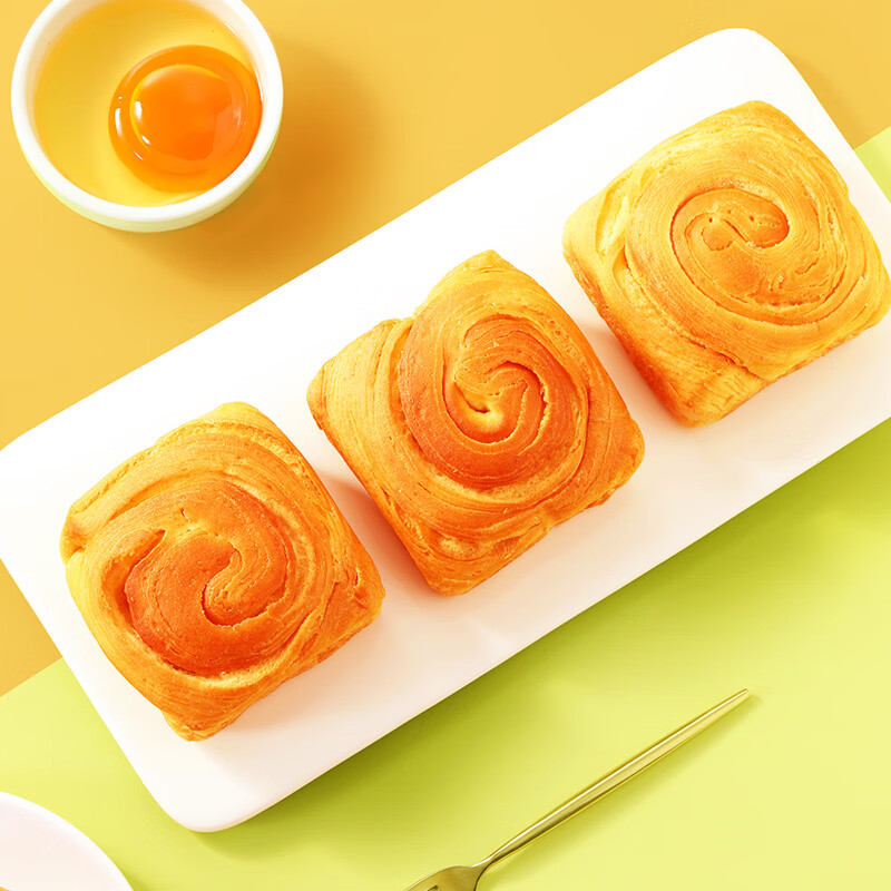 味滋源酵母手撕面包500g 早餐小面包代餐办公室休闲零食点心 团购节日送