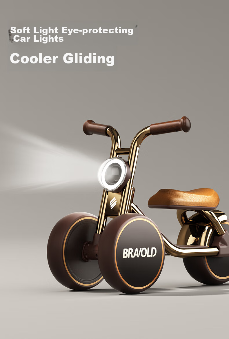 BRAVOLD Children's Balance Bike, Toy Gift Box for Boys And Girls Aged 1-3 Years Old, Birthday And First-Year Gift, Tricycle for Learning to Walk 12