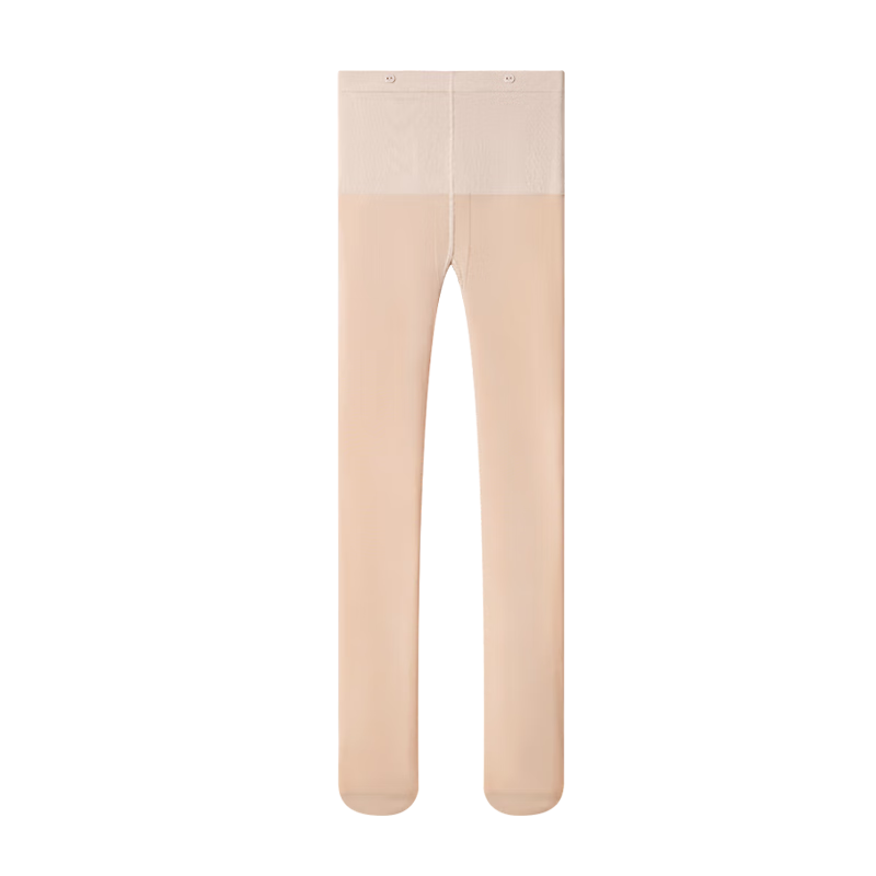 Guniangjia Double-Layer Detachable Pantyhose for Women, Autumn And Winter Base Layer Leggings, Natural Skin Tone Socks, Warm Fleece-Lined, Plus Size