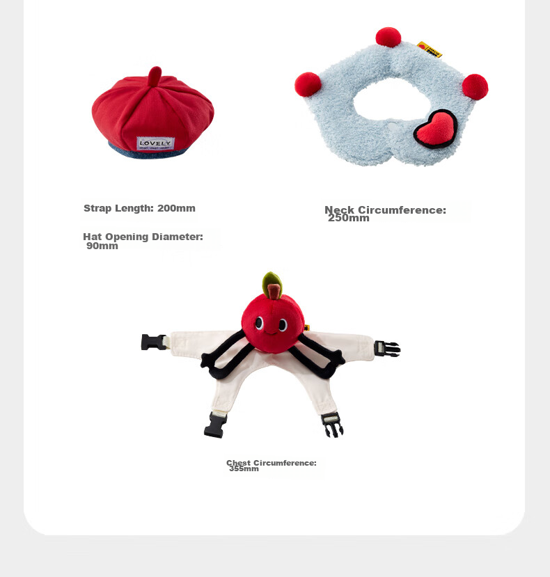 Babycare Electric Plush Puppy Pet Accessories, Stuffed Animal, Western High Birthday Gift - Charmable Beret Set 11