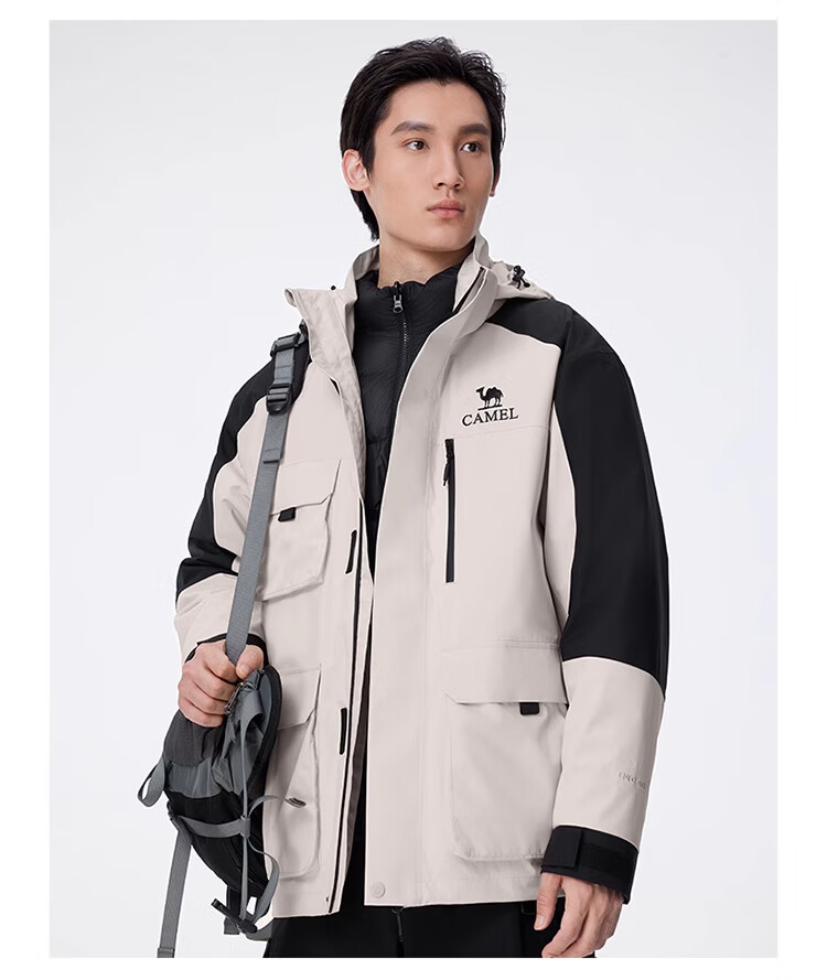 CAMEL [Rongyan] Outdoor Waterproof Down Liner Three-Proof Easy-Clean Cold-Resistant Warm Mountaineering Jacket M 14