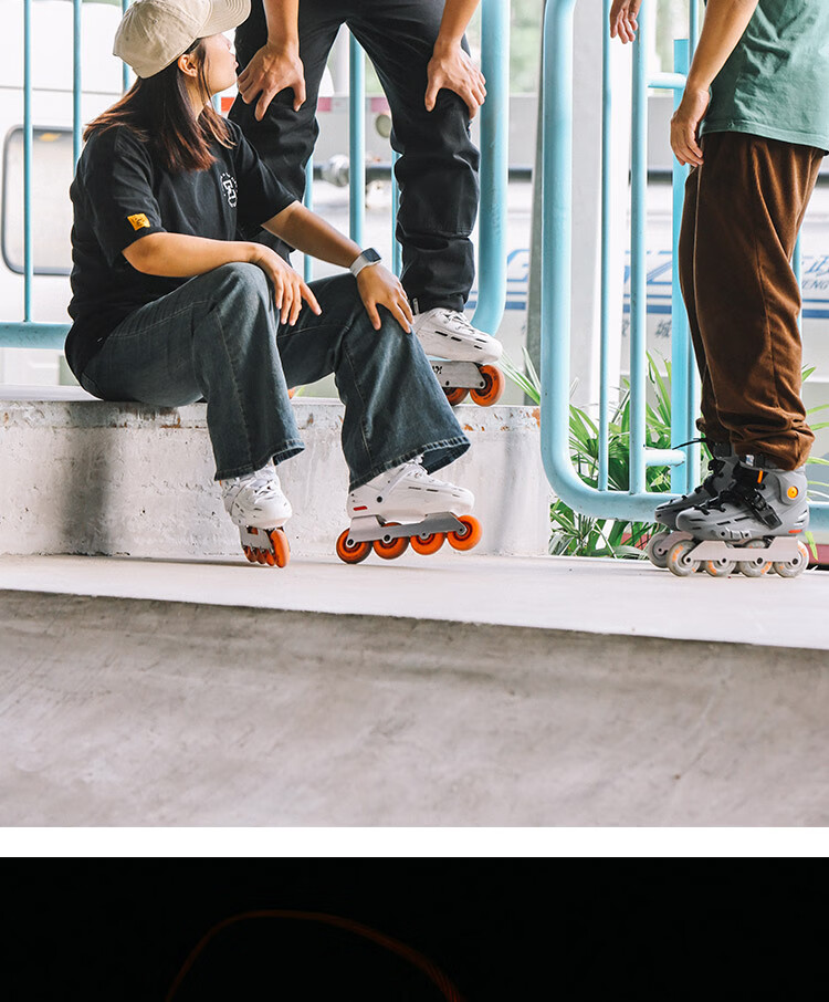 Feiying Roller Skates for Adults, Unisex Inline Skates, Professional Flat Shoes for College Students, Multifunctional Inline Skating Shoes 7