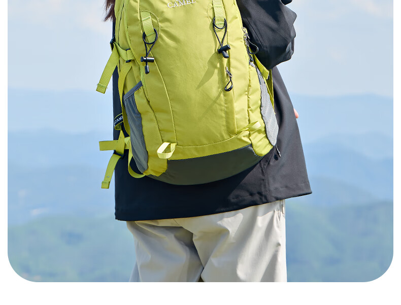 CAMEL Oxygen Pack Outdoor Mountaineering Backpack Double Shoulder Bag Sports Travel Hiking Water-Resistant Climbing Professional School Bag 16