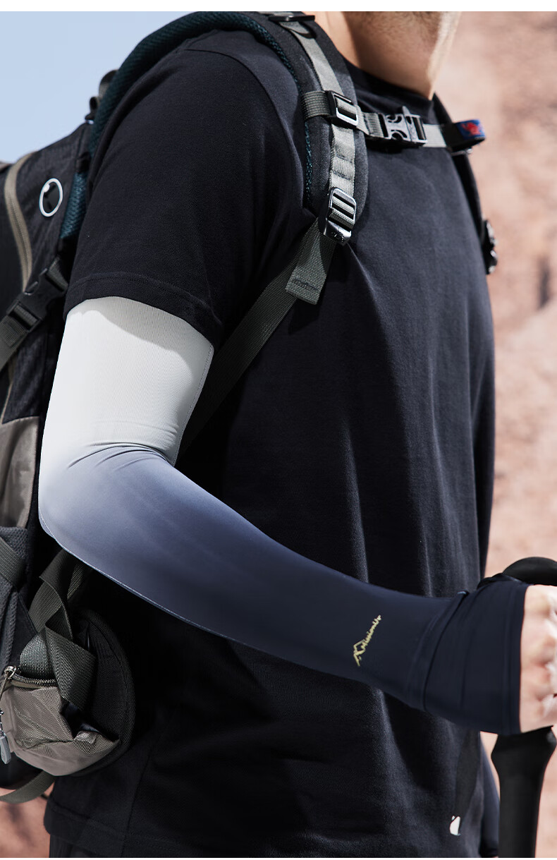 MISSION UV Ice Silk Sun Protection Arm Sleeves for Men, Summer Driving Cycling Cooling UV Protection Arm Covers 9