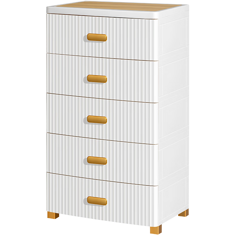 JEKO&JEKO Drawer Storage Cabinet for Bedroom And Living Room, Wardrobe, Bedside Table, Toy And Snack Organizer, Five-Drawer Chest, Five-Tier Cabinet