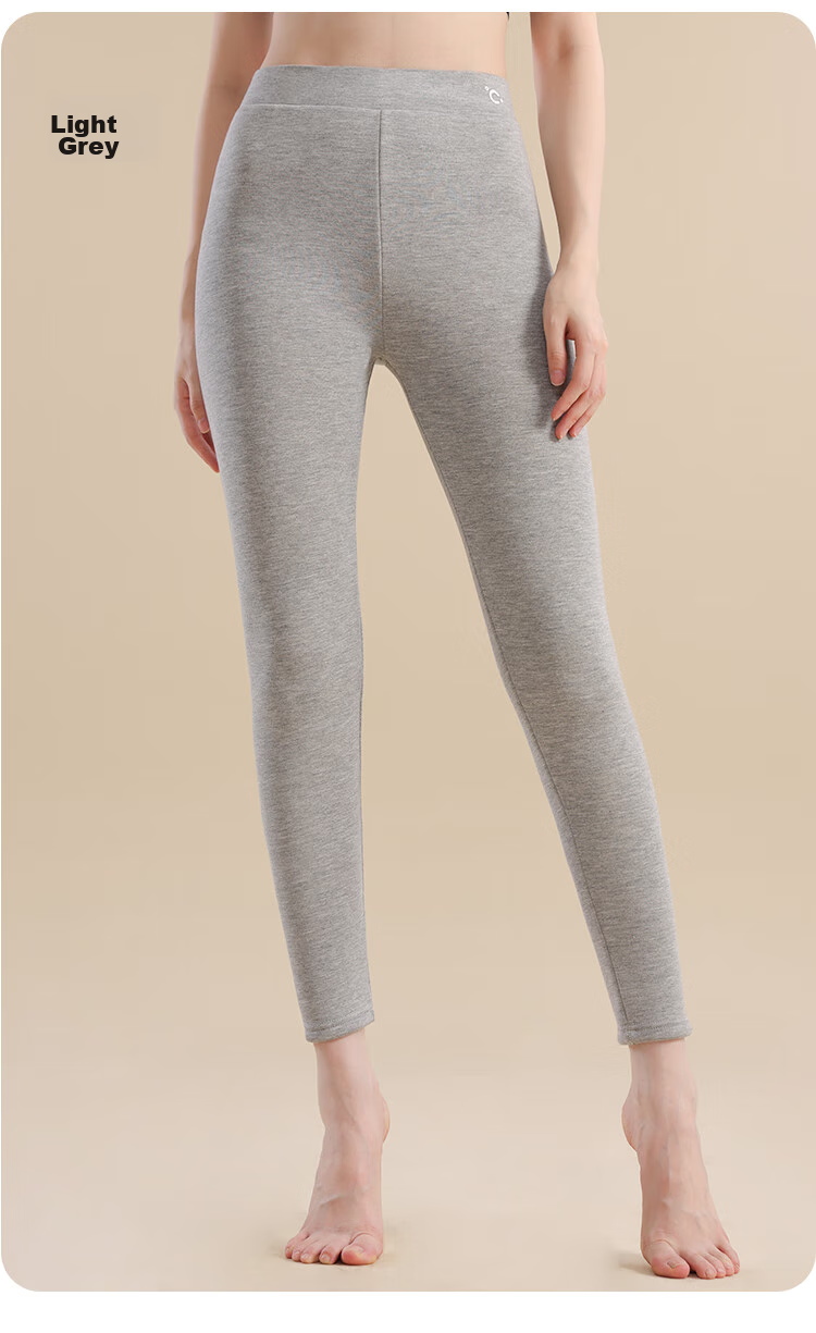 MiiOW Fleece-Lined Leggings for Women, New Style for Autumn And Winter 2026, Thick Warm Flat-Front Brushed Fleece-Lined Leggings for Outer Wear 19