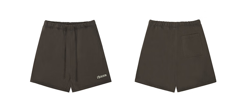 CHINISM Ch Short Pants for Men, Summer Simple Pure Cotton Knit Trendy Casual Sports Shorts, Knee-Length Pants CJ2212Y6037 21
