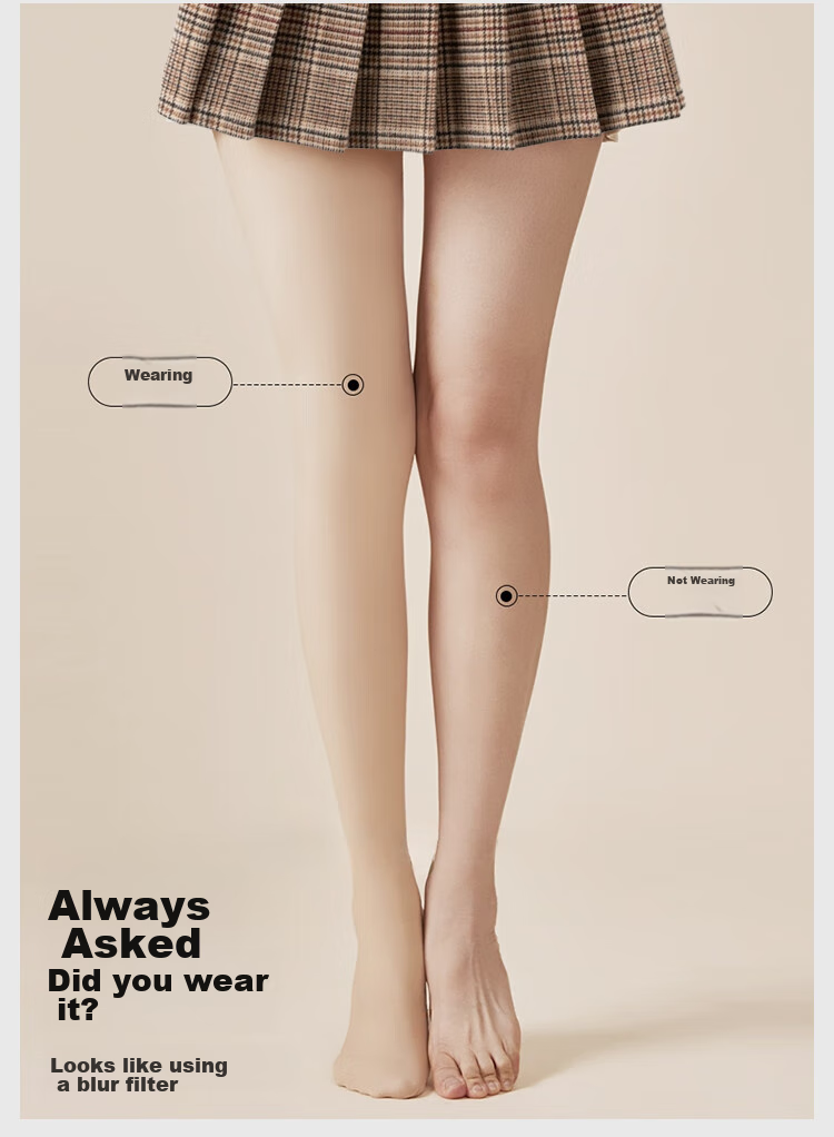 JOAE Sheen Skin And Leg Slimming Device, Spring And Autumn Base Layer Pants for Women, Leg Slimming Tights, Beautiful Legs Stockings, Women's Thin Style, 100 Grams 15