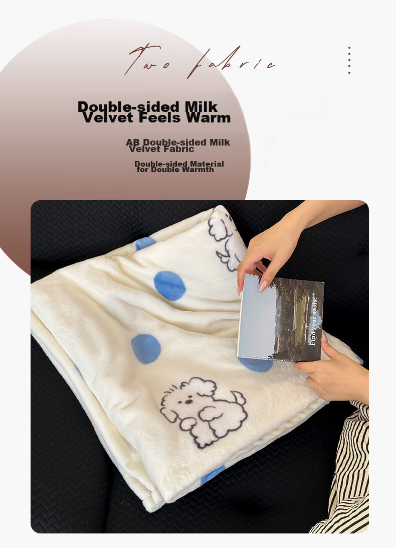 Fanyejia Blanket, Nap Cover, Office Air Conditioning Nap, Children's Student Small Blanket, Quilt, Sofa Throw, Mid-Autumn Festival Gift 7