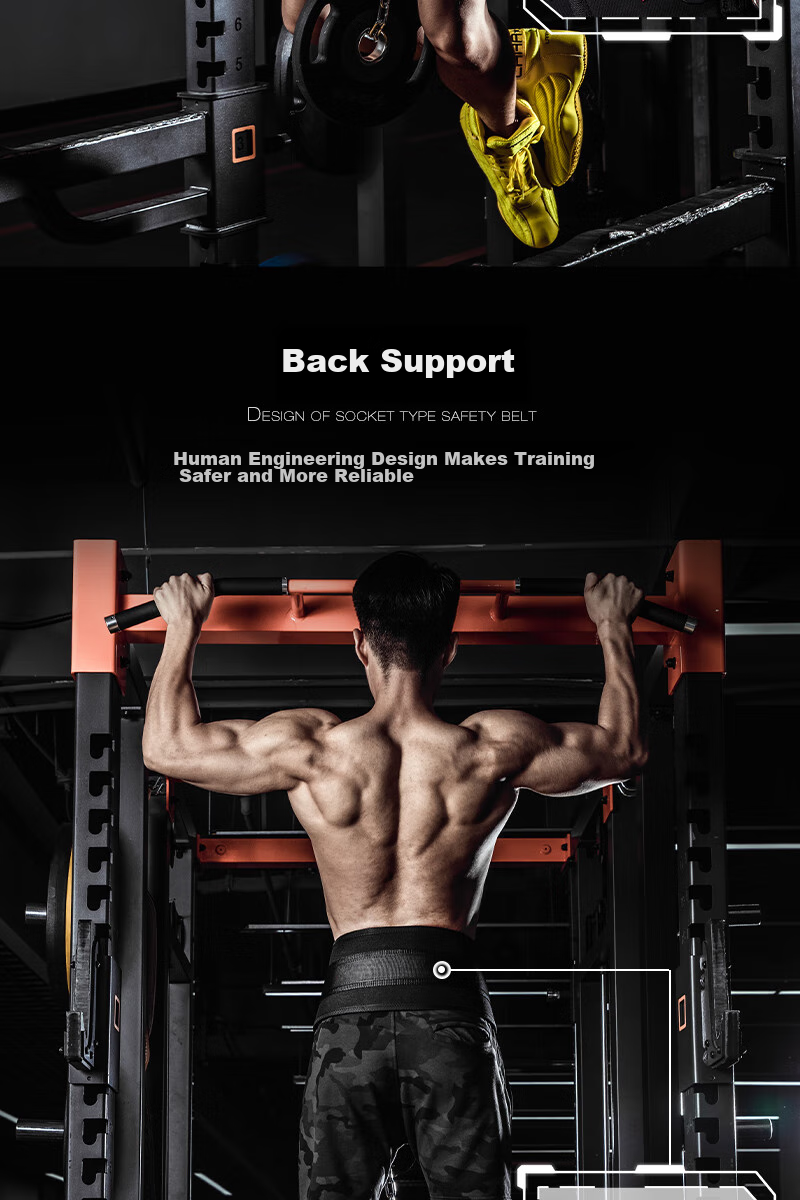 LARASTAR Pull-Up Weighted Belt, Waist Strength Training, Thickened Iron Chain Parallel Bars, Metal Steel Buckle Style 3