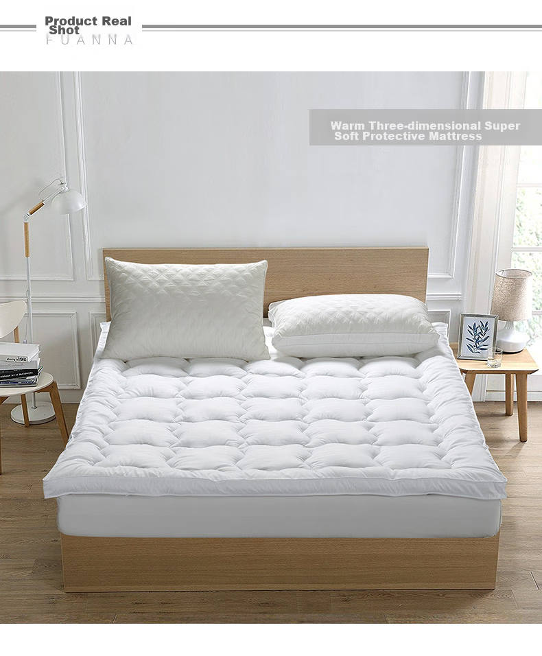 FUANNA Mattress Protector, Non-Slip Thickened Bed Pad, Foldable Washable Mat, Enlarged Tatami Pad for 1.8-Meter Bed 11