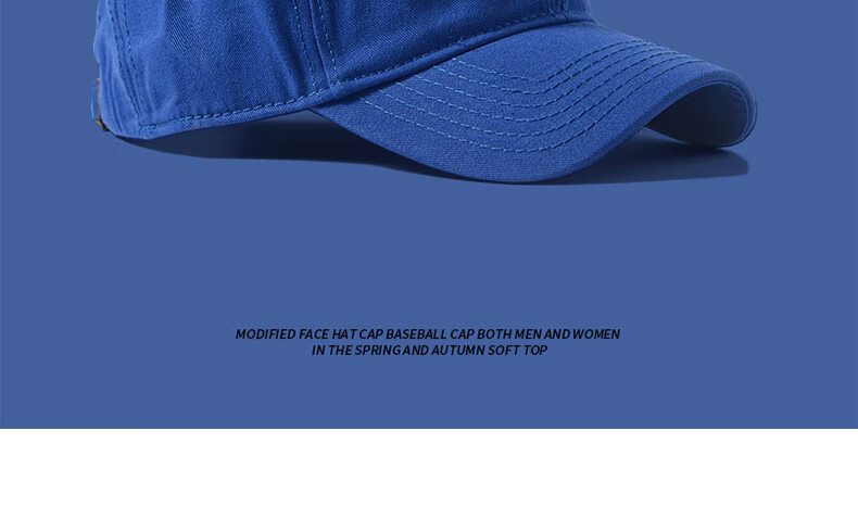 XUEXIMAN Baseball Cap for Men, Spring And Autumn Style, Face-Slimming Effect, Casual Adjustable Versatile Korean Version Large Size Peaked Cap for Couples 16