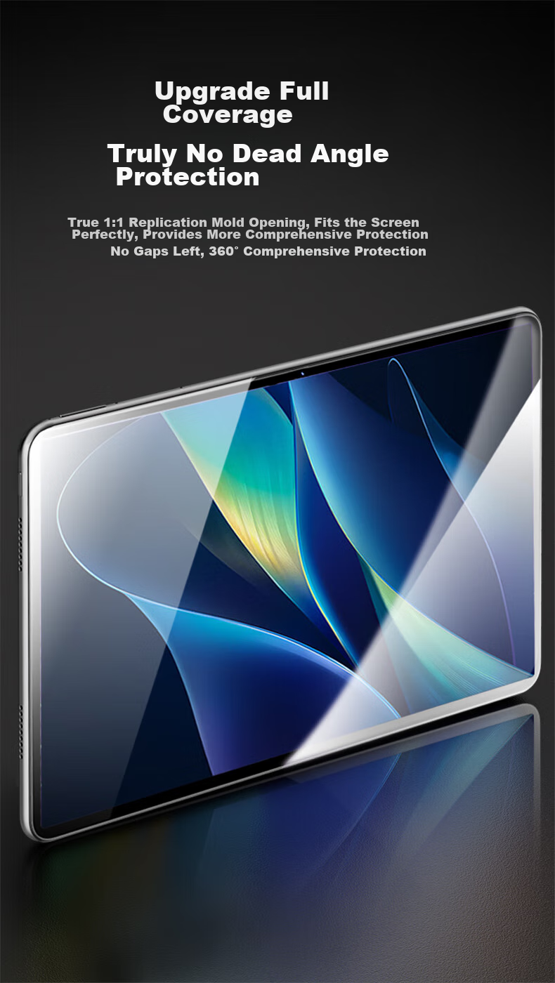 CangHua Tempered Glass Screen Protector for Vivo Pad Air 11.5-Inch, IQOO Pad Air Tablet Protective Film, Full Coverage High Definition Anti-Fingerprint Screen Protector 5