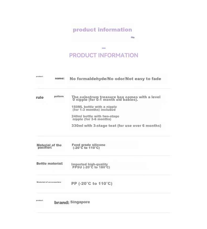 HEGEN Baby Bottle for Newborns 3-6 Months, 240ml PPSU, Anti-Colic, Anti-Choking, Breast-Like, Imported, Pink 11