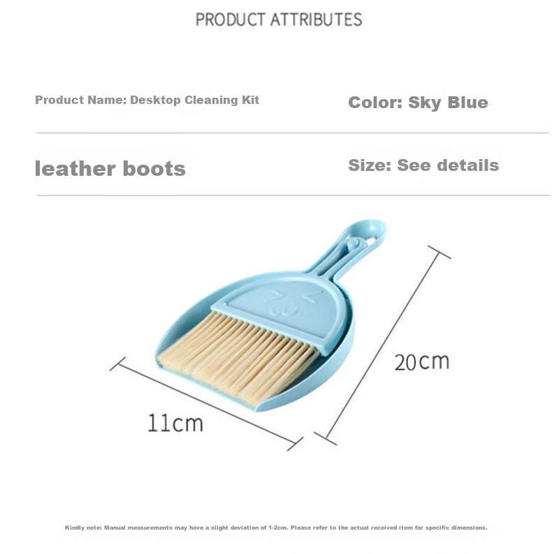 Home Maid Desktop Mini Broom And Dustpan Set, Keyboard Cleaning Brush with Dustpa 3