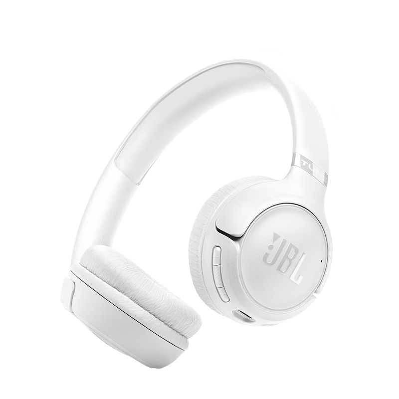 JBL TUNE530BT Over-Ear Bluetooth Wireless Headphones Noise-Cancelling Headset for Calls White