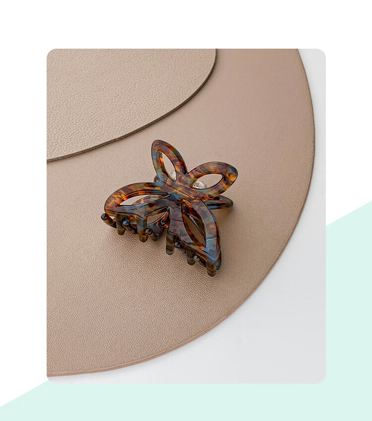 CHIMERA 2 Small Size Shawl Hair Claw Clips, French Half-Updo Back of Head Hair Clips, Bangs Clips, Hair Accessories for Women, Mid-Autumn Festival Gift 1