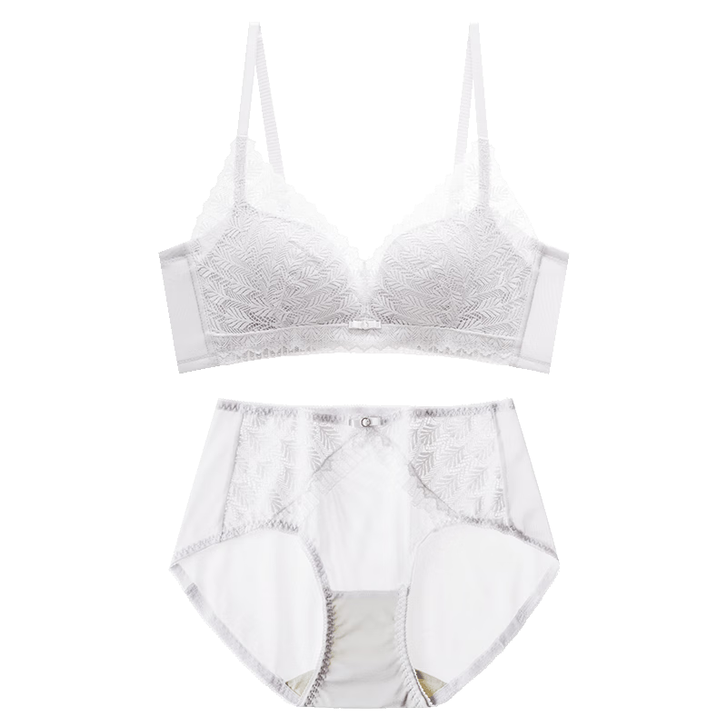 Cosmo Lady Women's Sexy Lace Comfortable Breathable Soft Gel Ring Push-Up Bra Set Gift 2B25A3