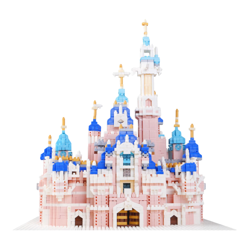 Lianhe Chuangxiang Girls' Birthday Gift Compatible with LEGO Building Blocks Toy, Extra Large Disney Castle, Girls' 520 Gift