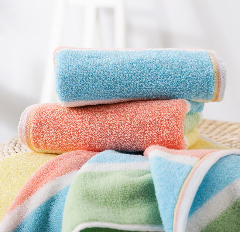 KING SHORE Class A Pure Cotton Antibacterial Towel, Absorbent Sports Face Towel, Individually Packaged 1