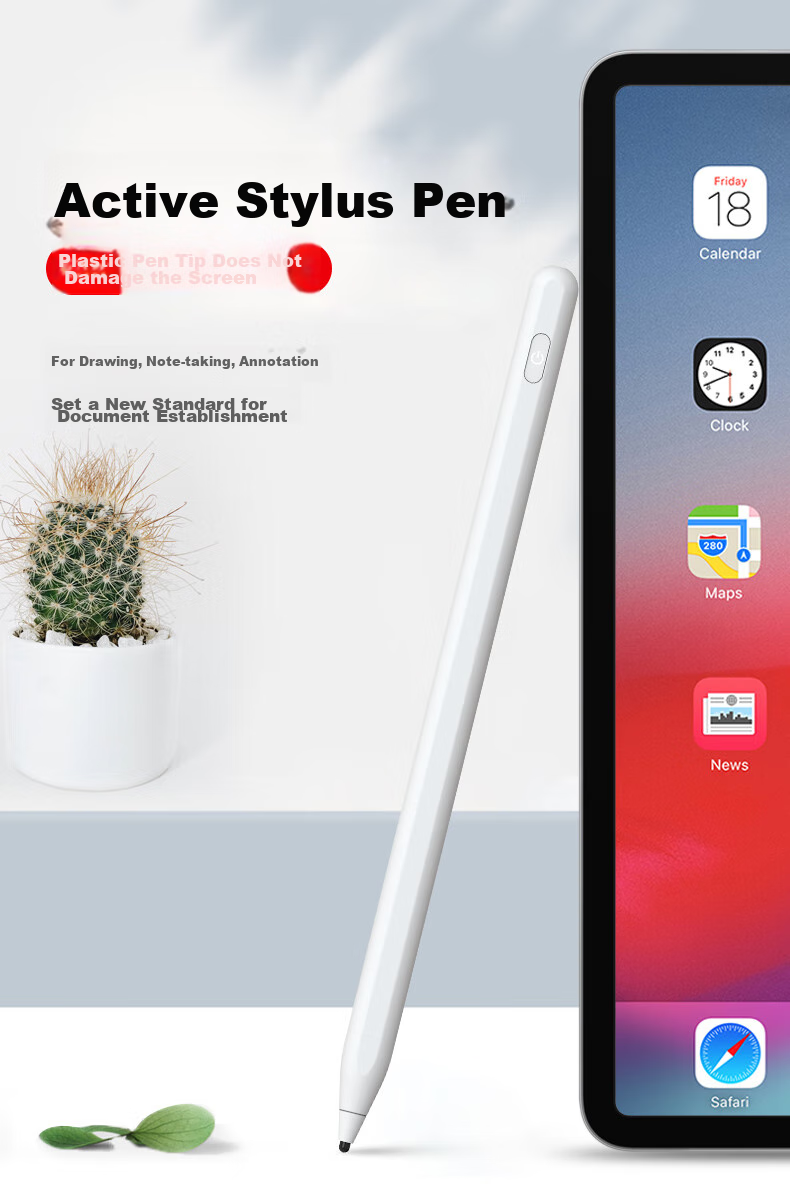 BIAZE Compatible with Apple Pencil for IPad, Suitable for IPad 10/Air6/Mini7/Pro11/12.9, Anti-Mistouch Capacitive Stylus for IPad, PB506 3