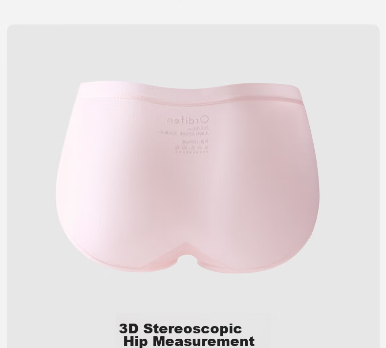 Ordifen 6-Pack Women's Underwear, Pure Cotton 10A Antibacterial 100% Cotton Extended Crotch Breathable Mid-Rise Young Women's Triangle Panties 16