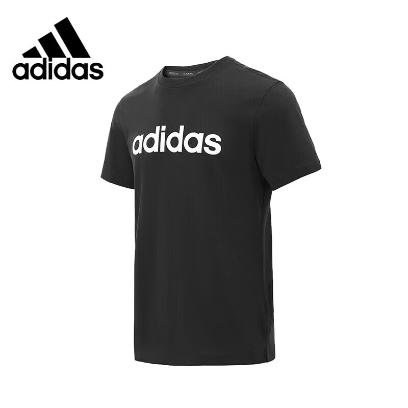Adidas Short-Sleeve T-Shirt for Men, Round Neck Undershirt, Casual Versatile Top, Men's Clothing, Size XL