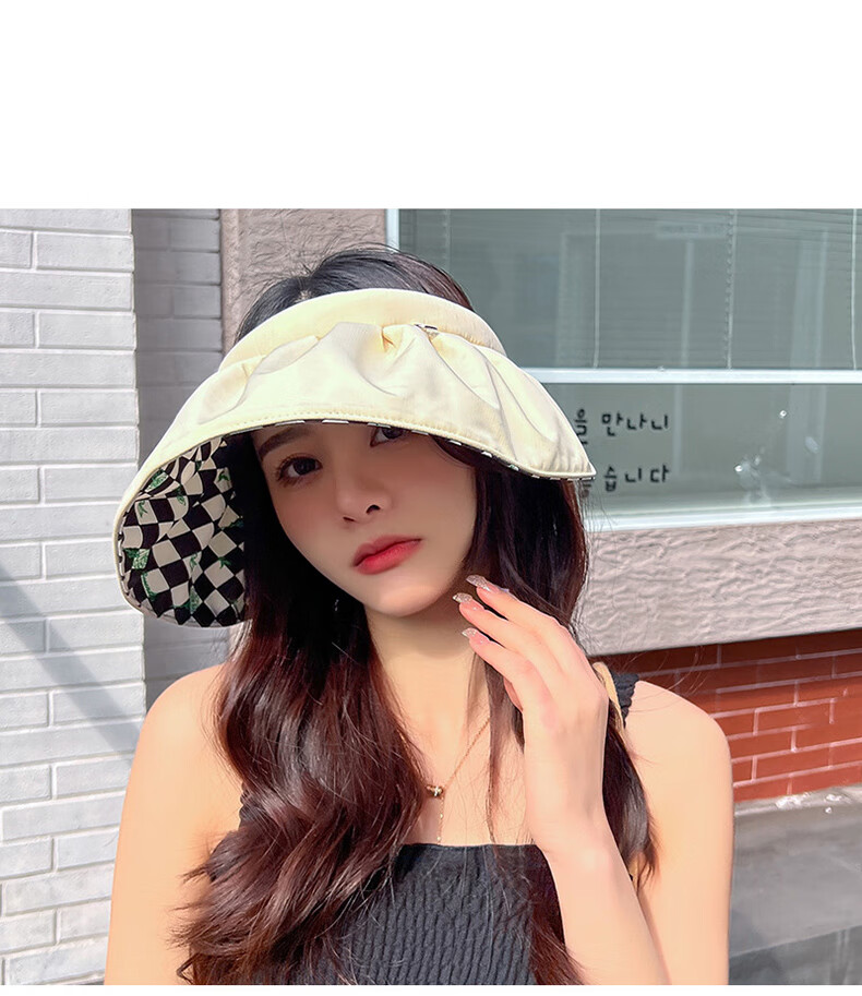 XUEXIMAN Sun Hat for Women, Visor Cap for Travel, Face-Covering Versatile Sunhat, Beach Shell UV Protection Hat for Wome 11