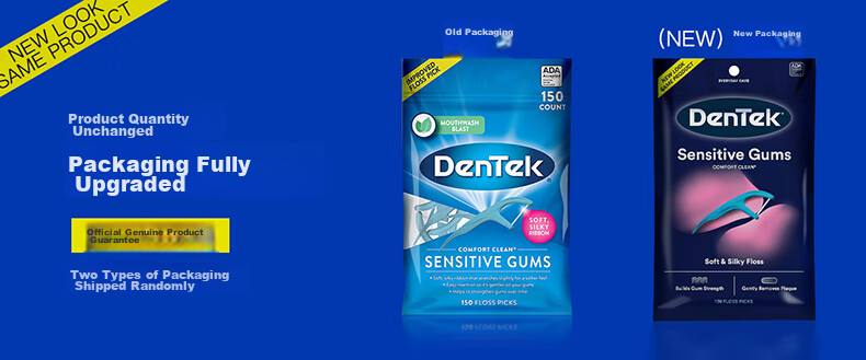 Detaike Dental Floss Picks, 150 Count, Flexible Flat Thread Ultra-Slim Smooth, Orthodontic Interdental Floss Box Toothpicks Portable with Fluoride Mint Flavor 1
