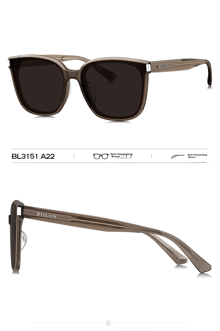 BOLON [Father's Day Gift] Versatile Sun Protection Sunglasses, Windproof Driving Glasses, Trendy BL3151A12 16