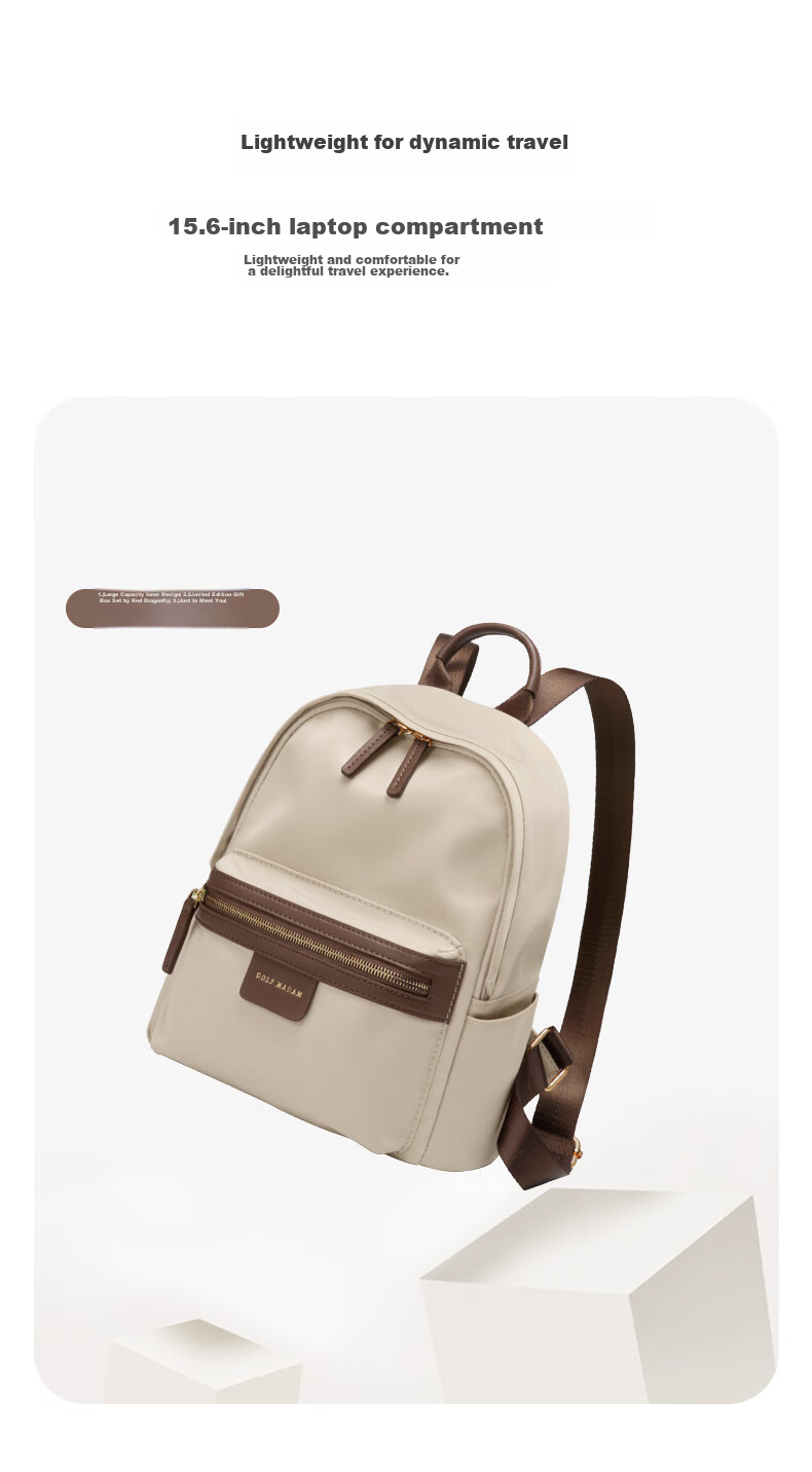 GOLF Women's Backpack, Casual IPad Laptop Bag, Versatile Student Schoolbag, Commuter Travel Bag, Birthday Gift 6