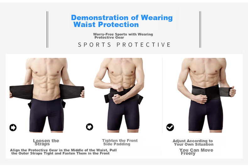 LP 919R1 Waist Support Belt, Sports Support, Breathable Basketball Squat Protection Gear, Unisex for Men And Women, Size S/M 6