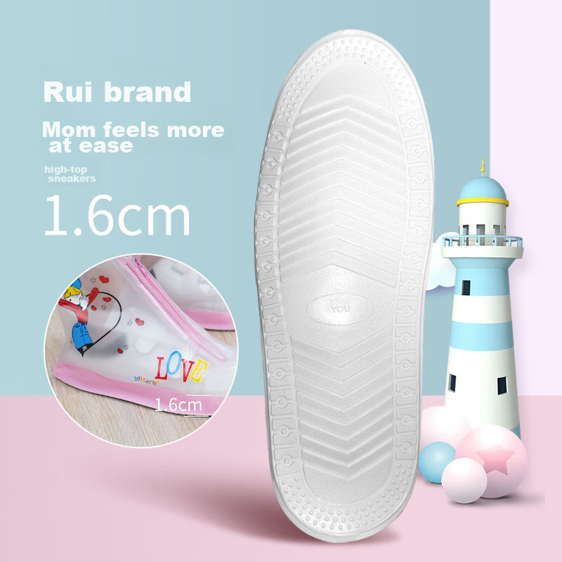Детские дождевики Xinqin, непромокаемые, нескользящие, из ПВХ, унисекс, размер L (30-32)