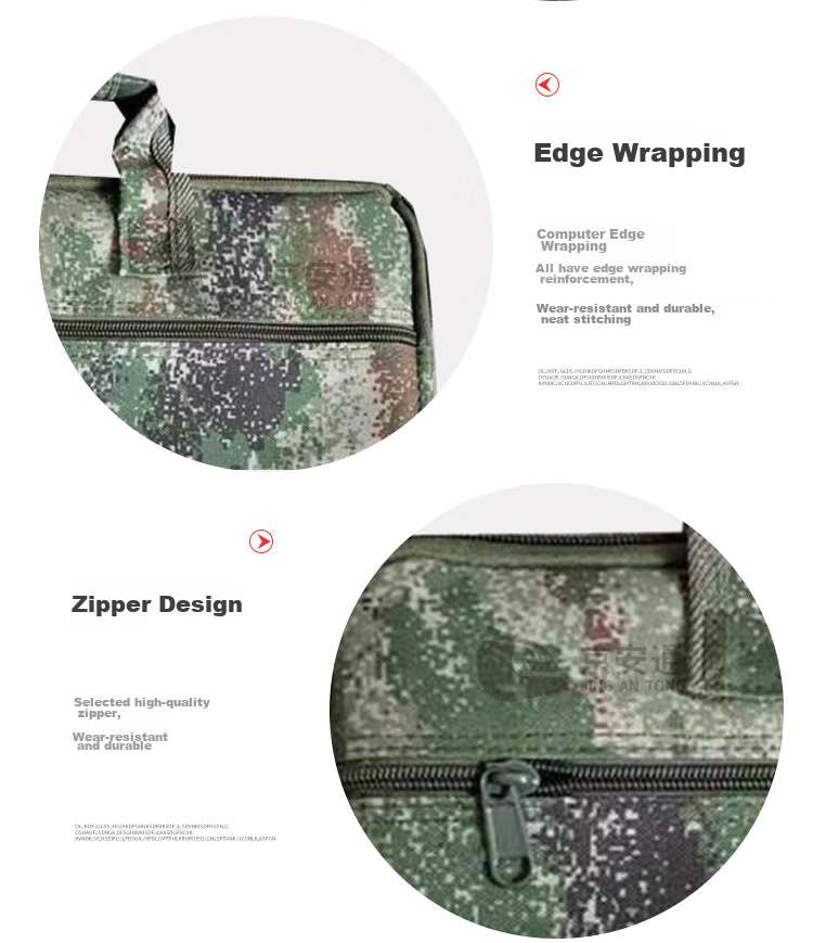 Jingantong Camouflage File Bag, Briefcase, Single Shoulder Handheld Crossbody Bag, Canvas Large Capacity Laptop Bag, Jungle Starry Sky 5