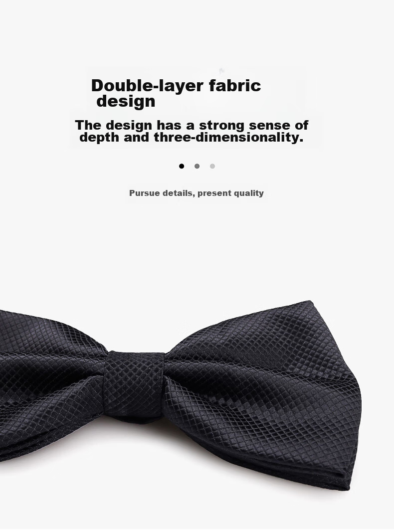 FitonTon Wedding Banquet Bow Tie for Men, Business Groom's Bow Tie, Gift Box Set for Boyfriend, New Year And Valentine's Day Present 5