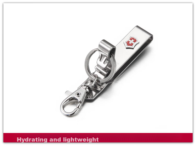 VICTORINOX Swiss Army Knife Key Ring, 138mm Multifunctional Hanging Device, Stainless Steel, Silver Color, 4.1858 5