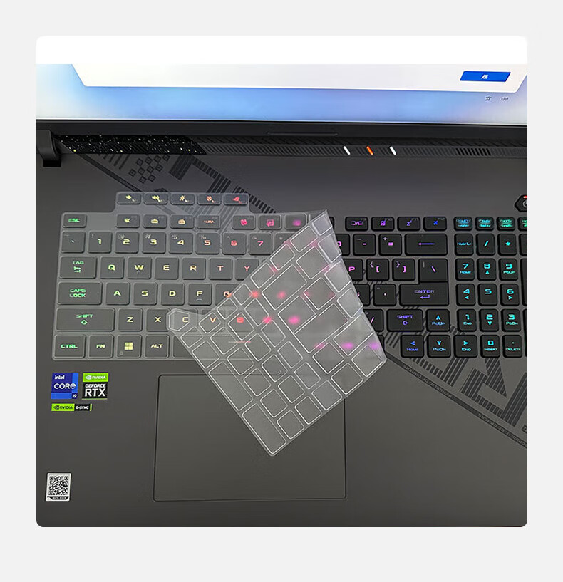 Jiasu ROG Gun God 9plus/9plus Ultra Edition Keyboard Cover, Laptop Keyboard Protective Film, Keyboard Dust Cover, Highly Transparent Invisible 4