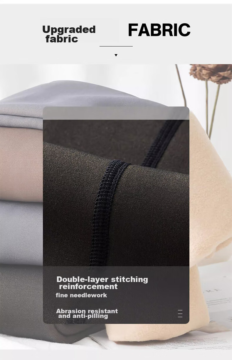 LangSha Women's Leggings for Autumn And Winter, Sheer Fleece-Lined for Warmth, Fake Sheer Effect, Bare Leg Look, Single-Layer Integrated Pantyhose for Outdoor Wear 15