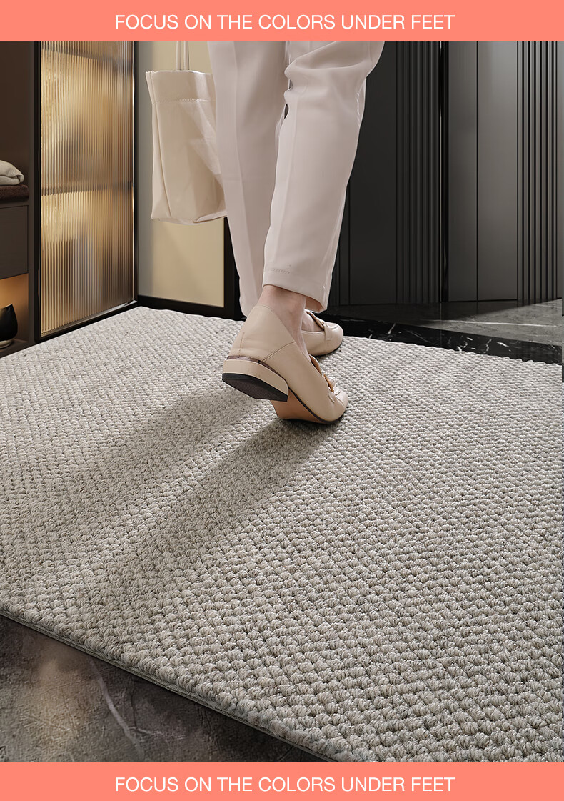 Dajiang New Zealand Wool Doormat, Customized High-Quality Entrance Rug, Doorway Foot Mat, 75x110cm 4